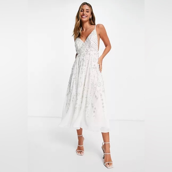 Asos beading dress size 12 - Picture 1 of 4